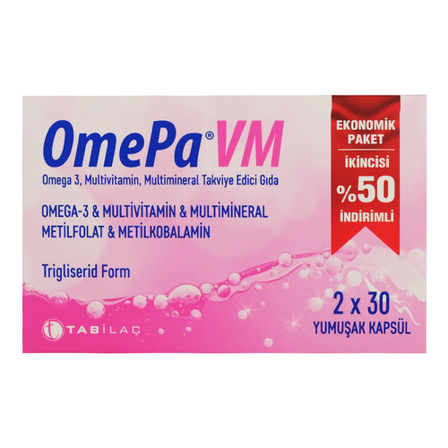 TAB Omepa Vm Food Supplement 2 x30 softgels