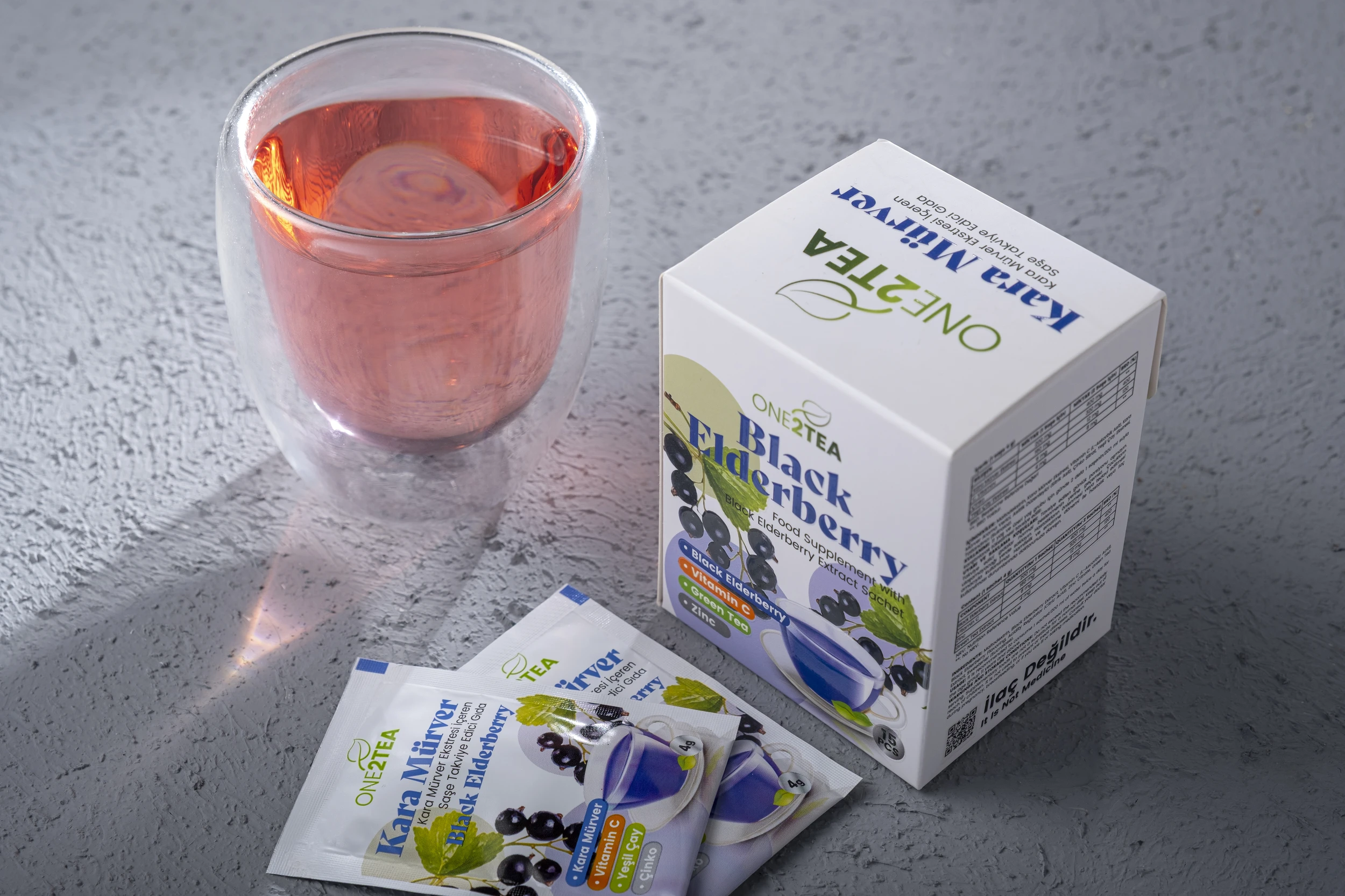 One2Tea Schwarzer Holunder & Vitamine