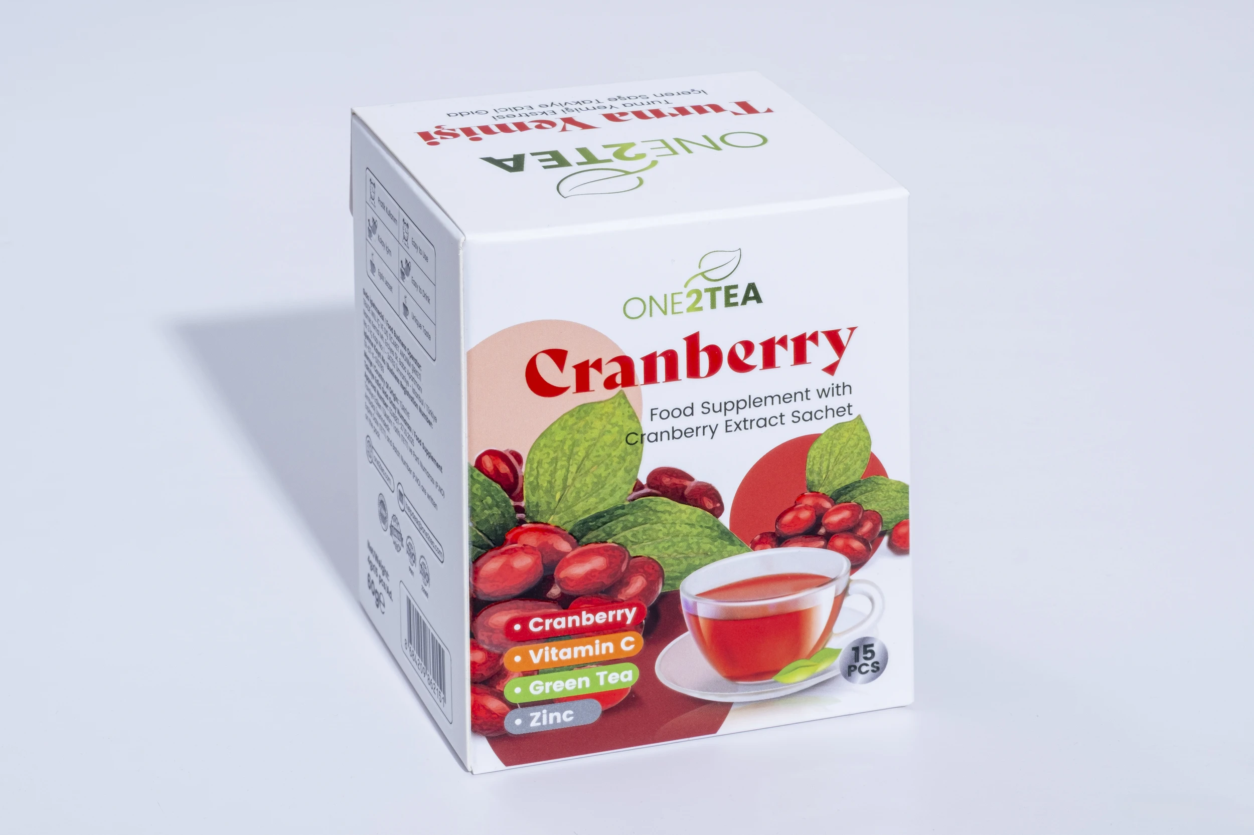 One2Tea Cranberry and Vitamins Food Supplement