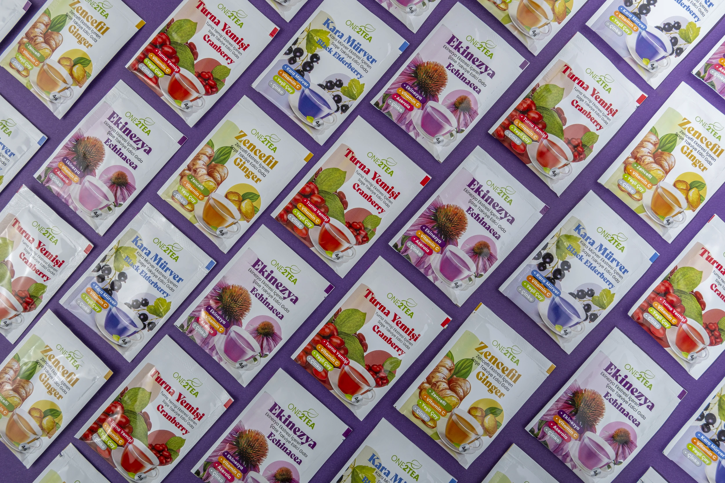 One2Tea Echinacea and Vitamins Food Supplement