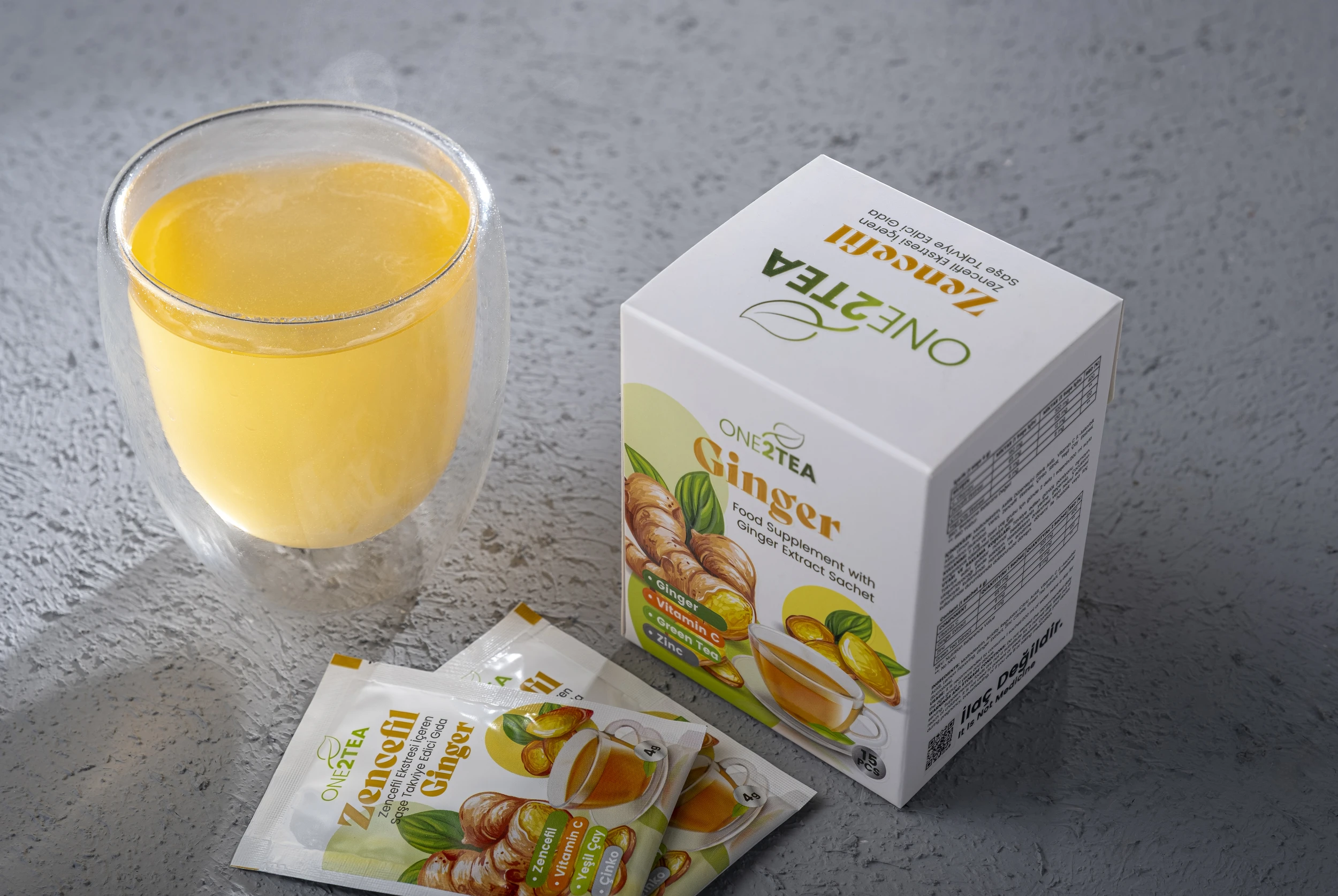 One2Tea Herbal Ginger and Vitamins Food Supplement