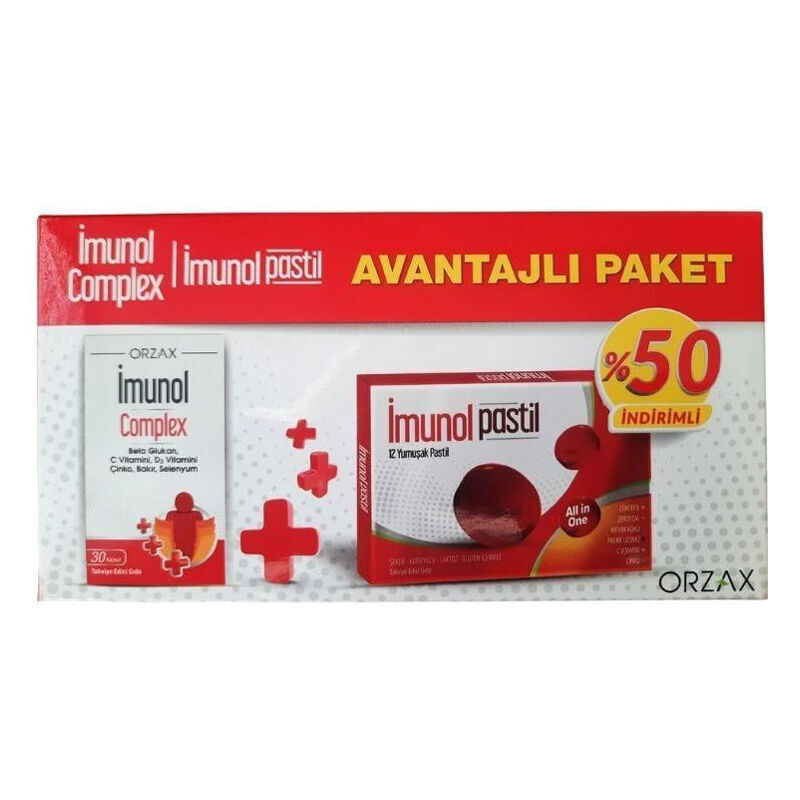 Orzax Imunol Complex & Pastille Advantage Pack - Immune Support