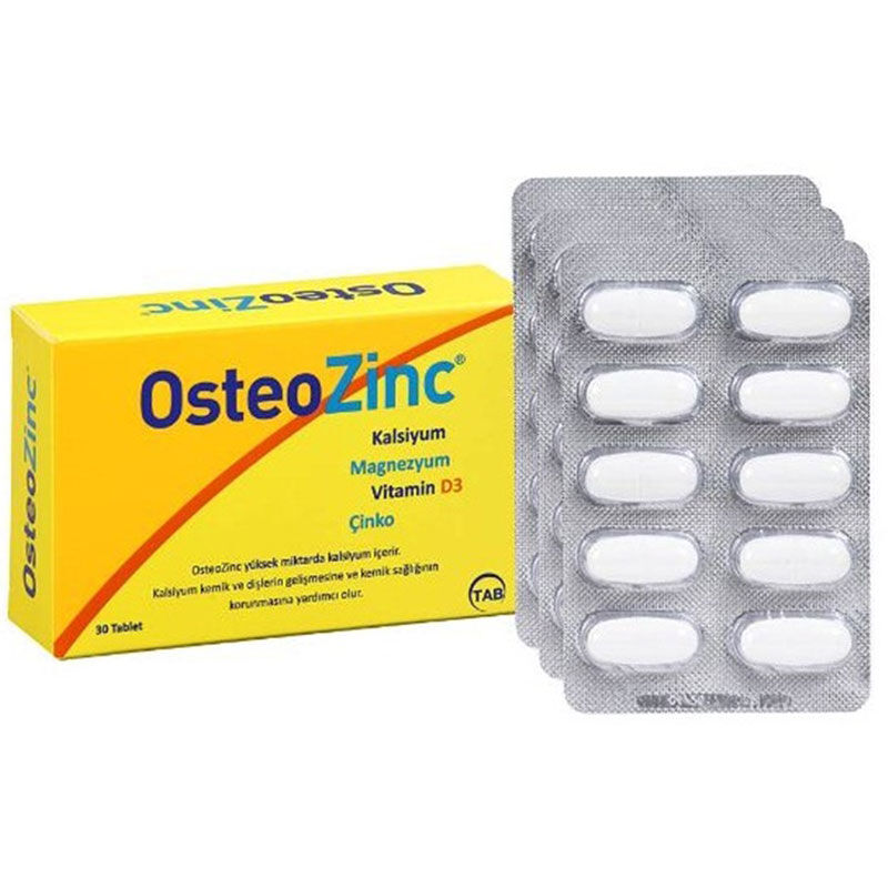 Osteozinc Food Supplement 30 tablets
