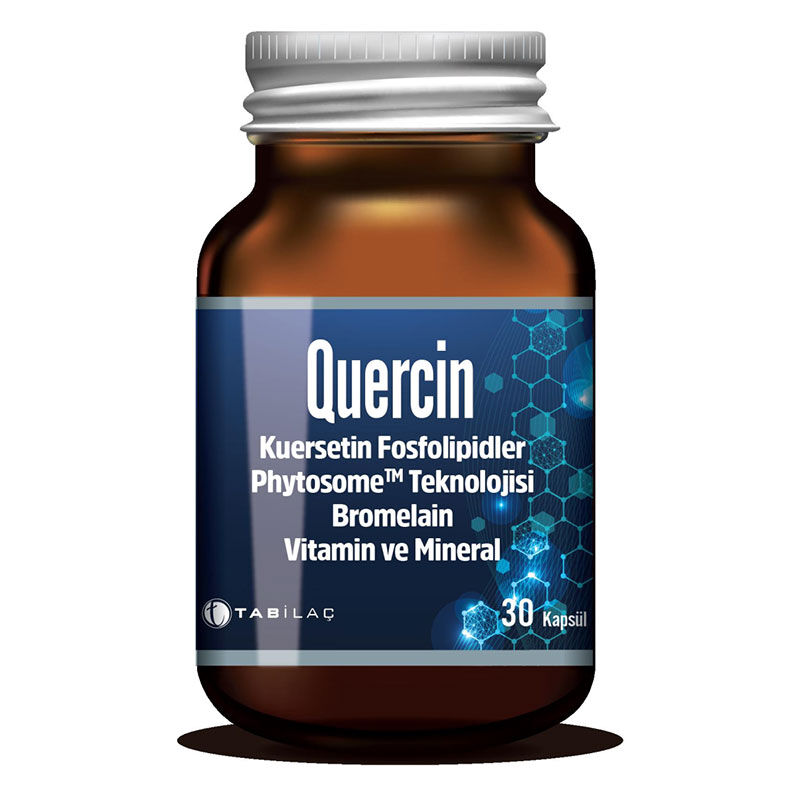 TAB Quercin Quercetin, Bromelain, Vitamin And Mineral 30 capsules