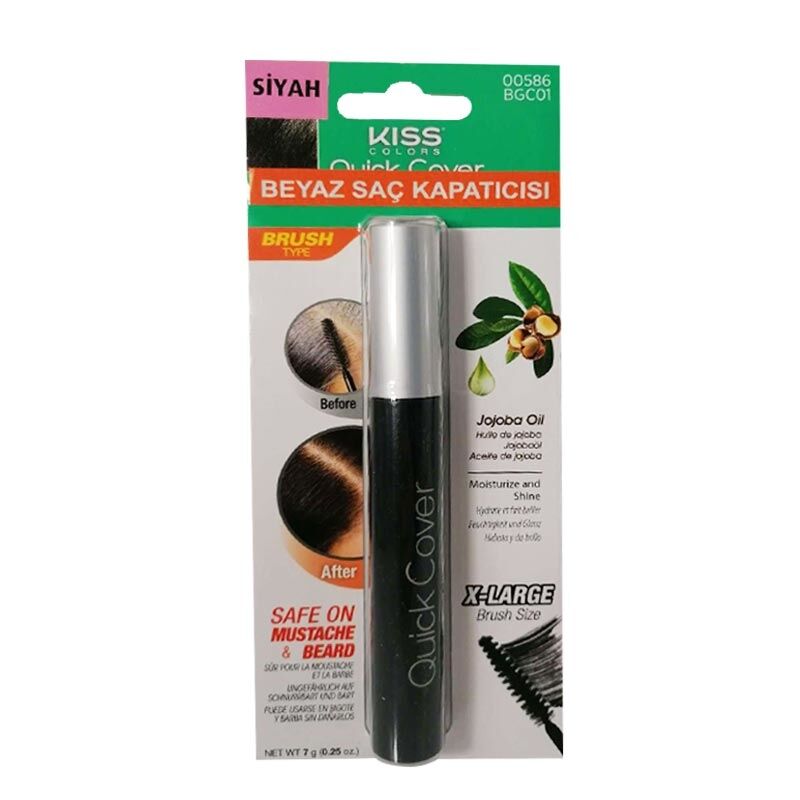 Kiss Quick Cover White Concealer Mascara Black 7 g