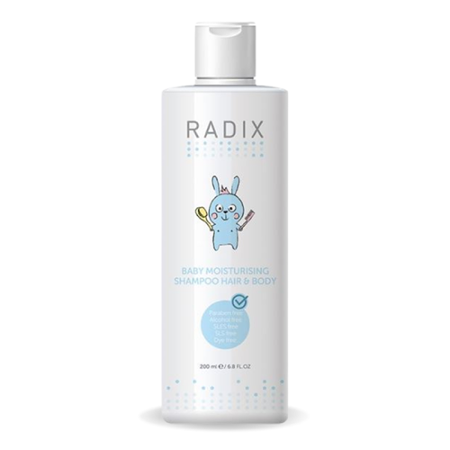 Radix Moisturizing Baby Shampoo Hair And Body 200 ml