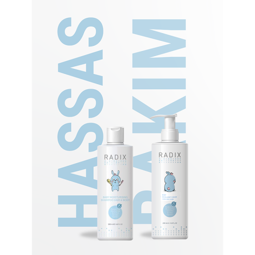 Radix Moisturizing Baby Shampoo Hair And Body 200 ml
