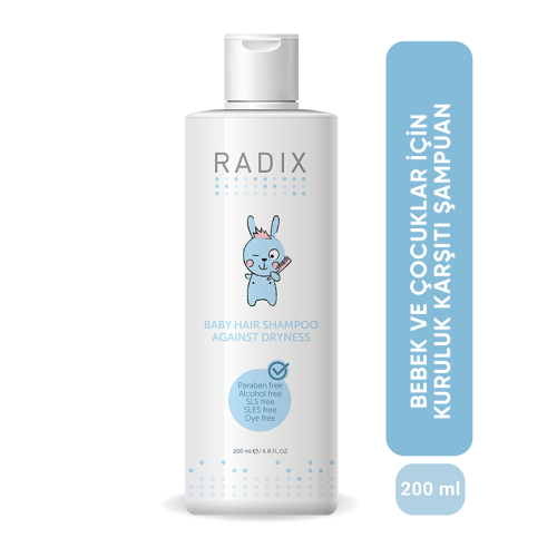 Radix Neugeborenen Anti-Trocken Haar- und Körpershampoo 200ml