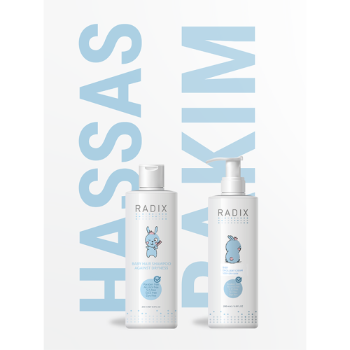 Radix Neugeborenen Anti-Trocken Haar- und Körpershampoo 200ml