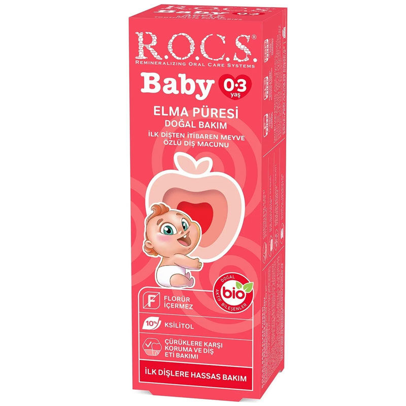 Rocs Baby 0-3 years Old Applesauce Taste Toothpaste 35 ml