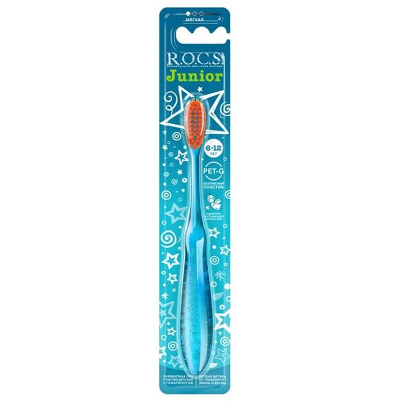 Rocs Junior Soft 6-12 years Old Children's Toothbrush