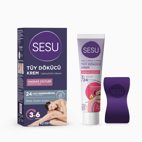 Sesu Hair Removal Cream For Sensitive Skin 40 ml