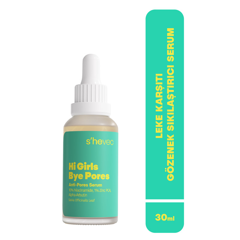 She Vec Hi Girls Bye Pores - Niacinamide + Zinc Pca 30 ml