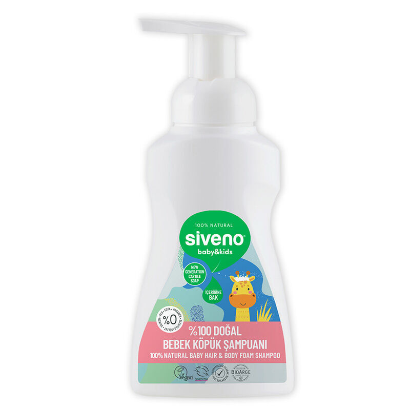 Siveno Natural Baby Foam Shampoo 250 ml