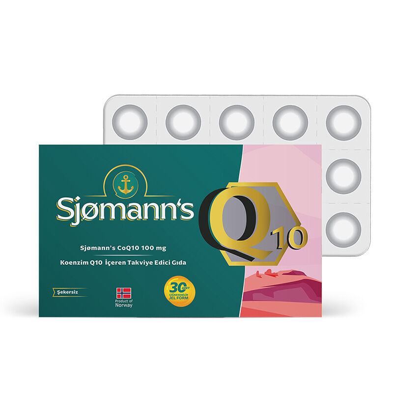 EasyVit Sjomann’s Coq10 100 mg Food Supplement 30 pcs Chewable Gel Form