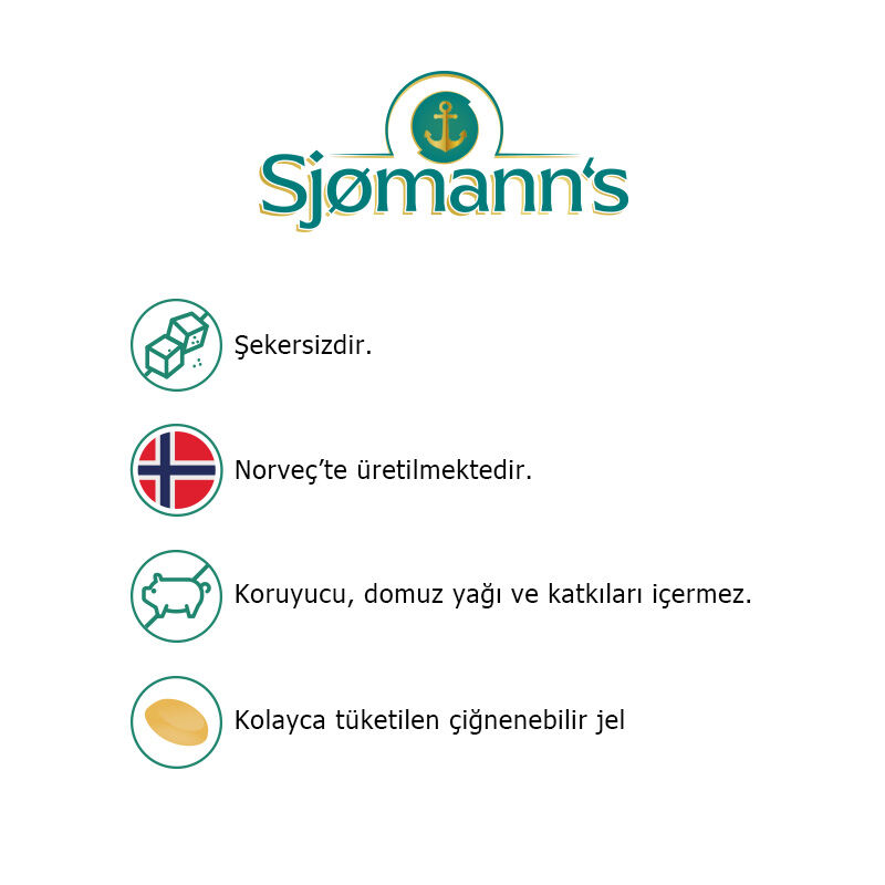 EasyVit Суплемент питания Sjomann’s Coq10 100 мг 30 шт Жевательные гели