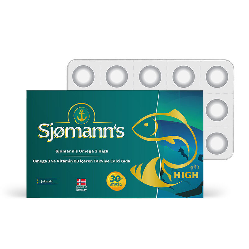 EasyVit Sjomann’s Omega 3 and Vitamin D3 supplementary Food 30 pcs Chewable Gel Form
