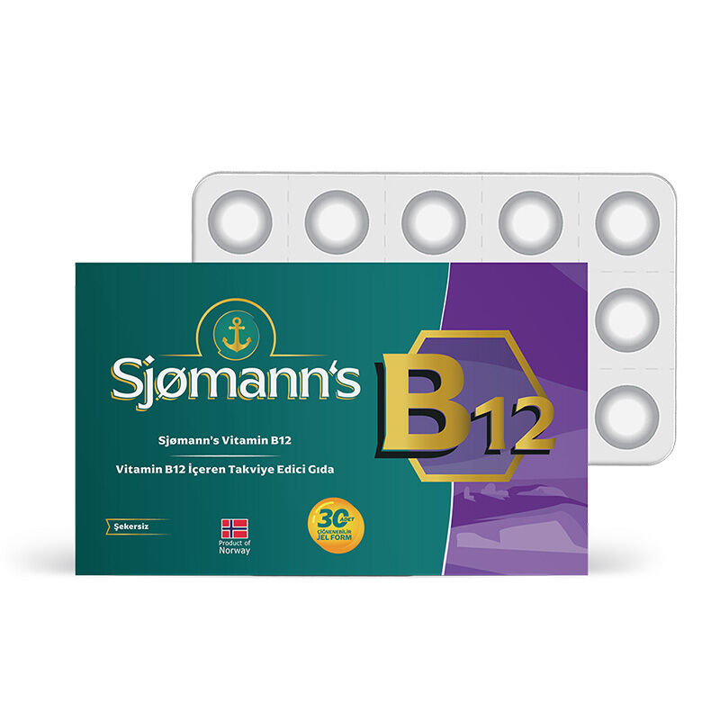 EasyVit Sjomann’s Vitamin B12 food Supplement 30 pcs Chewable Gel Form