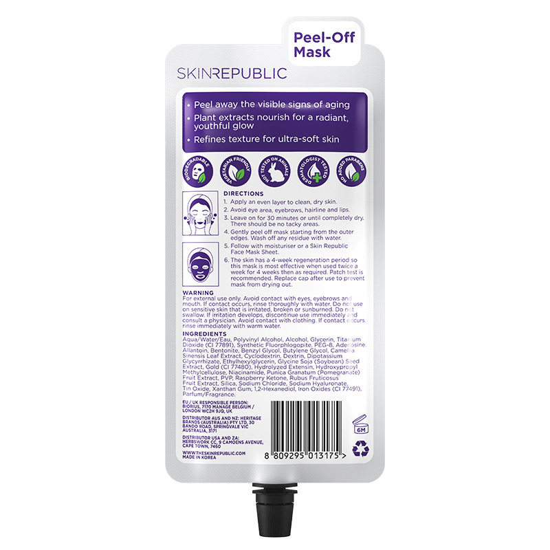 Skin Republic 24K Gold Peel-Off Gesichtsmaske 25ml