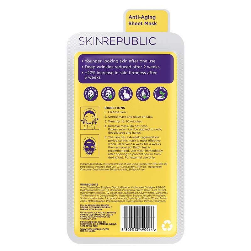 Skin Republic Kollagen-Infusions-Gesichtsmaske - 25ml