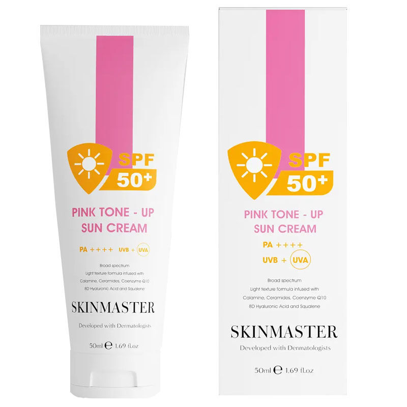 Skinmaster Spf 50+ Pink Tone Equalizing And Brightening Sunscreen 50 ml
