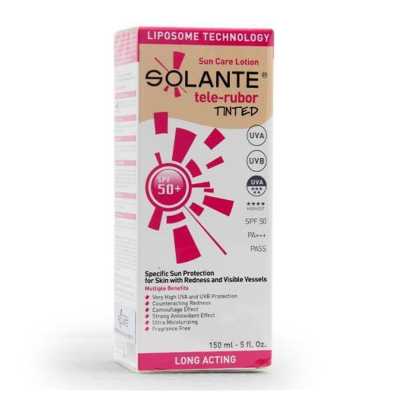 Solante Telerubor Tinted Spf 50+ Lotion 150 ml