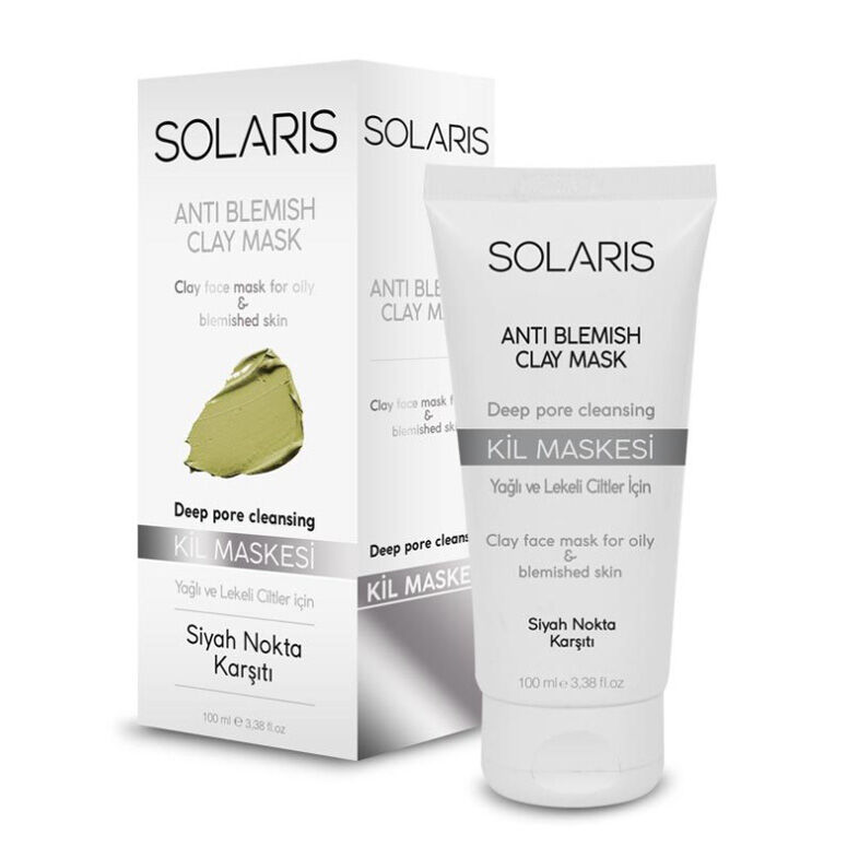 Solaris Clay Mask For Oily And Blemished Skin 100 ml