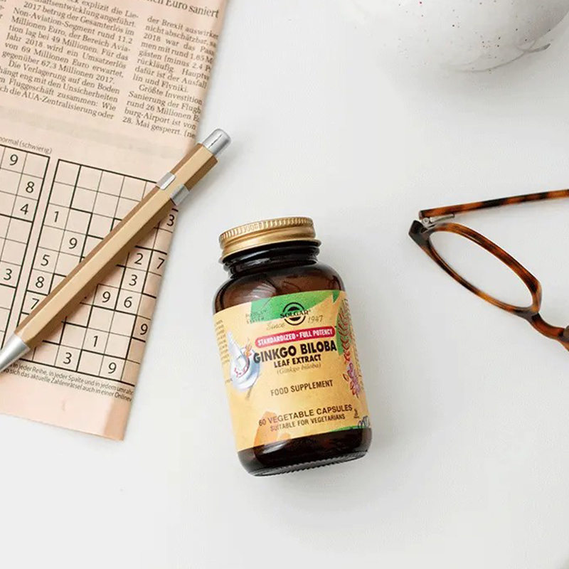 Solgar Ginkgo Biloba Leaf Extract 60 capsules
