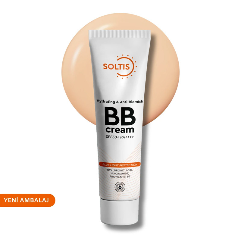 Soltis Feuchtigkeitsspendende BB-Creme SPF50 - Helle Nuance 30 ml
