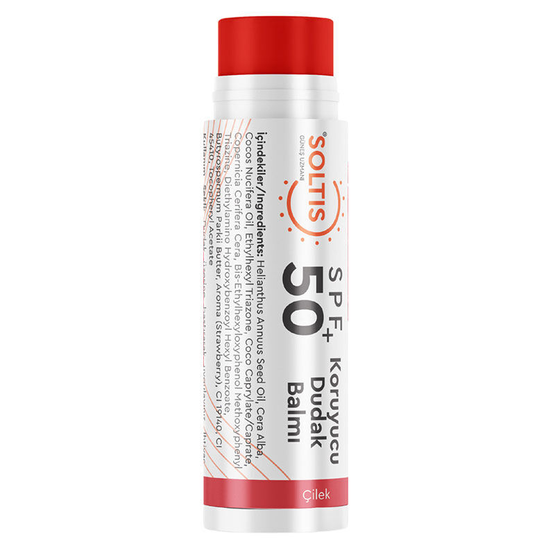 Soltis Tinted Lip Moisturizer Spf50+ 5 ml - Strawberry