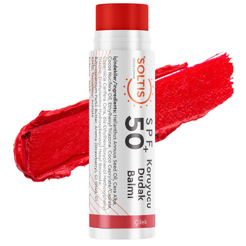 Soltis Tinted Lip Moisturizer Spf50+ 5 ml - Strawberry