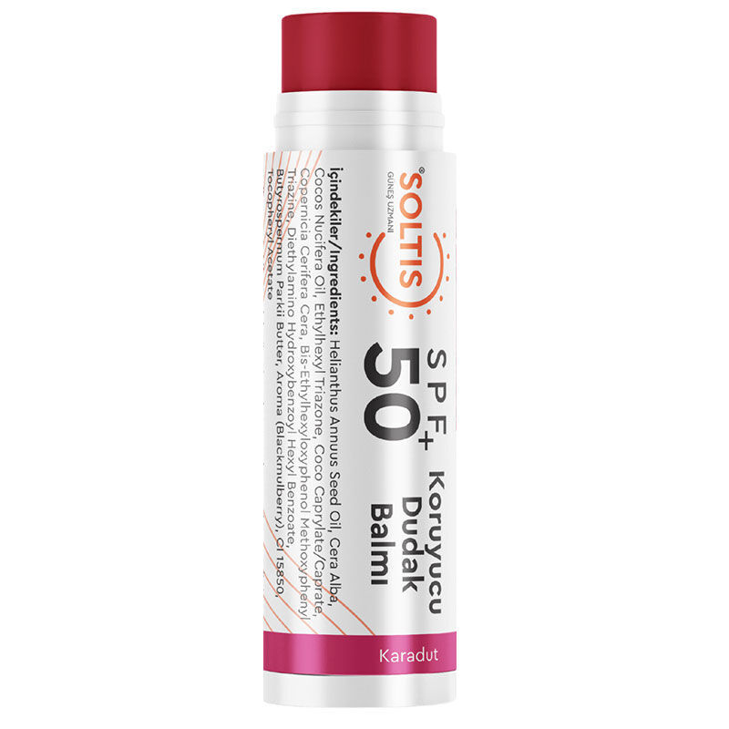 Soltis Tinted Lip Moisturizer Spf50+ 5 ml - Black Mulberry