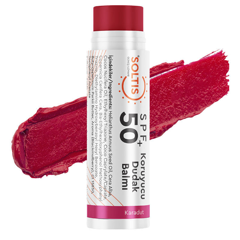 Soltis Tinted Lip Moisturizer Spf50+ 5 ml - Black Mulberry