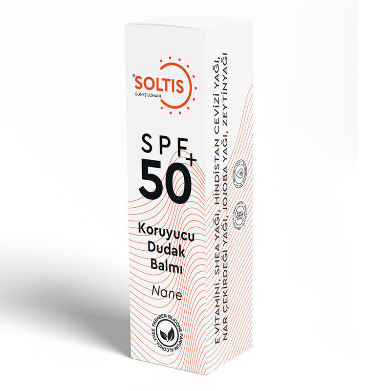 Soltis Intense Moisturizing And Plumping Lip Balm Spf50+ 5 ml - Mint