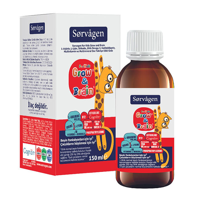Sorvagen Grow And Brain For Kids 150 ml