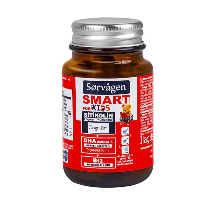 Sorvagen Smart Kids Citicolin DHA 60 Stück