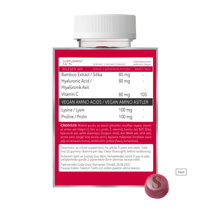 Sovital Red Carpet Vegan Collagen 60 softgels