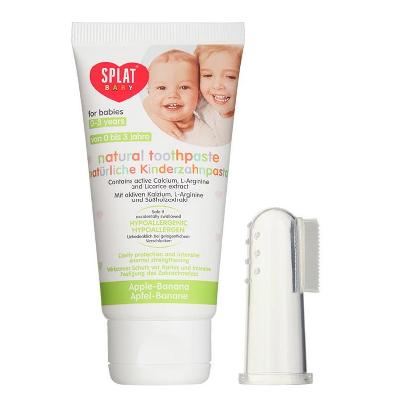 Splat Baby Apple+banana 0-3 years Old Toothpaste+brush