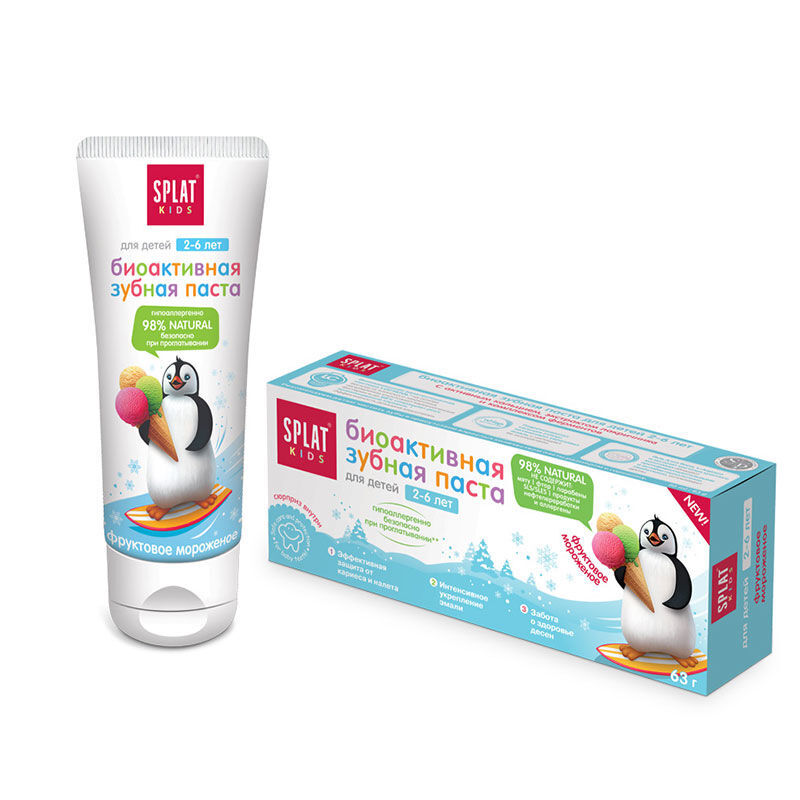 Splat Fruit Ice Cream Toothpaste 50 ml 2-6 years