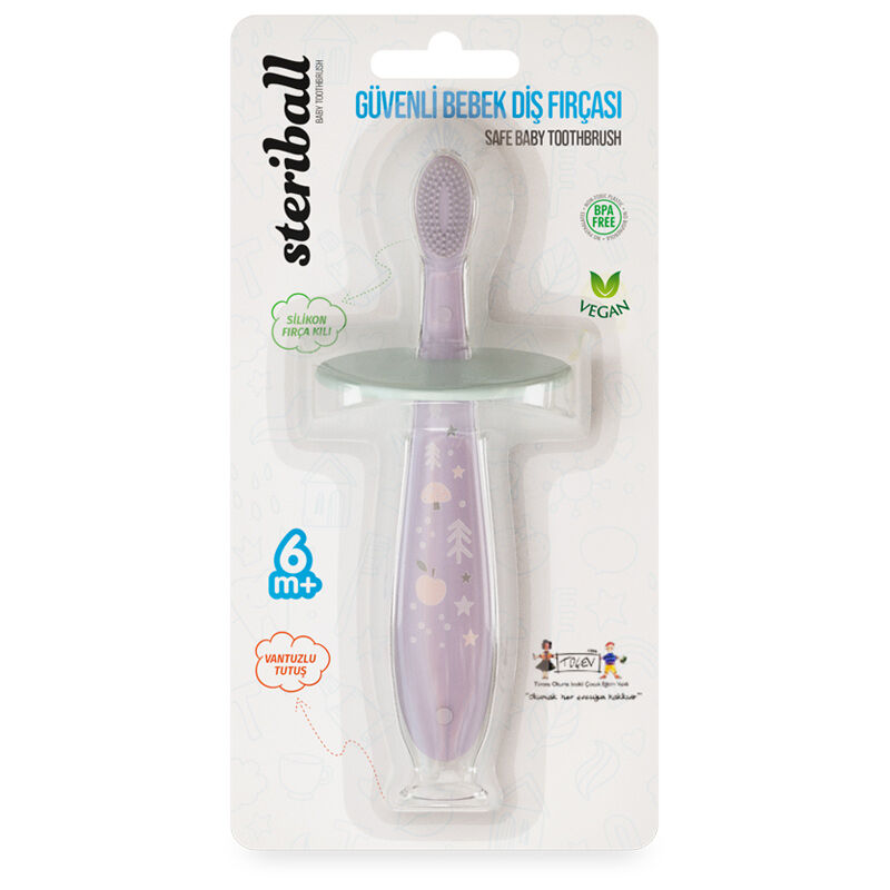 Steriball Safe Baby Toothbrush - Lilac