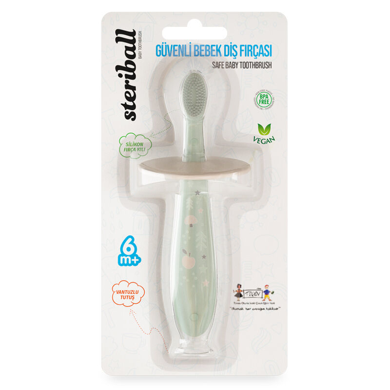 Steriball Safe Baby Toothbrush - Green