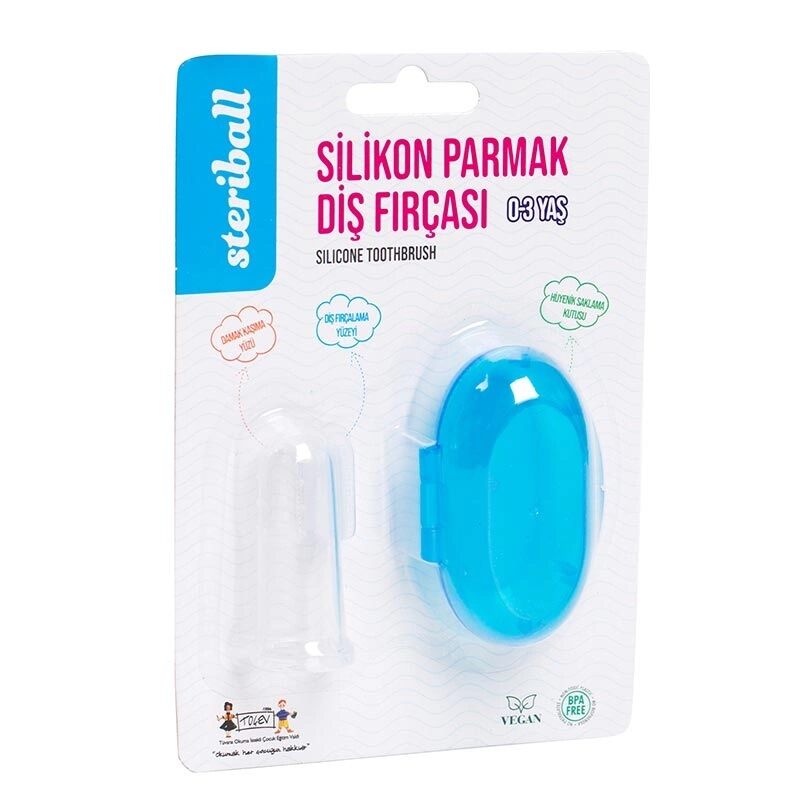 Steriball Silikonfingerbürste für effektive Mundhygiene