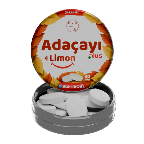 Sterile Oils Sage &amp; Lemon Sugar Free Pastilles 30 pcs