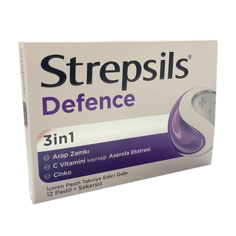 Strepsils Defense Supplementary Food 12 lozenges