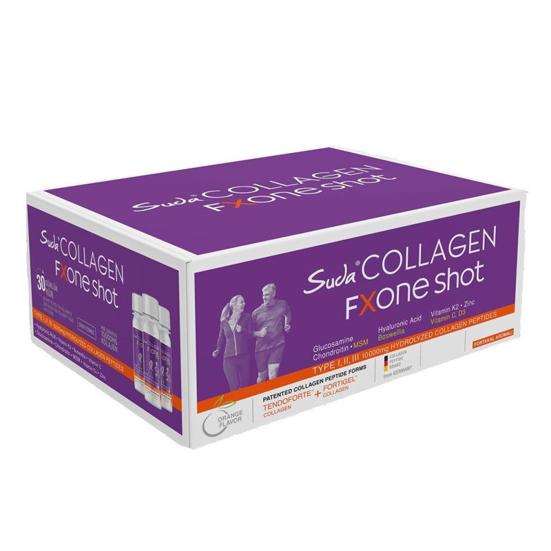 Suda Collagen Fxone Shot - Orangen Geschmack, 30 x 60ml
