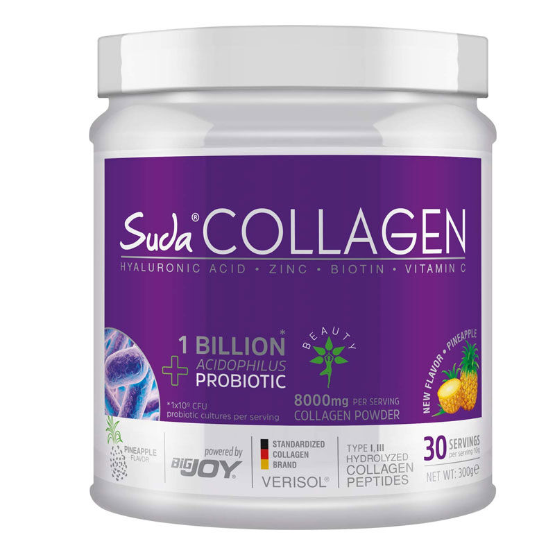 Suda Collagen + Probiotic Pineapple Flavored Supplementary Food 300 g
