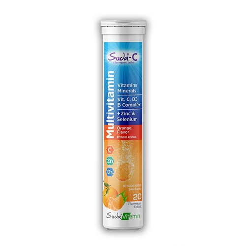 Suda Vitamin In Suda MultiSuda Vitamin Orange 20 effervescent Tablets