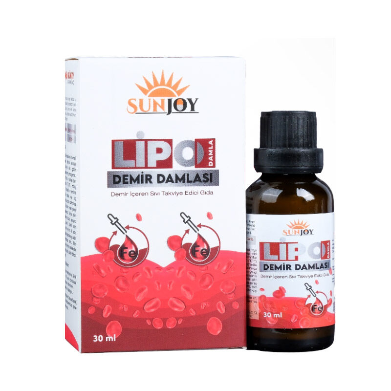 Güney Farma İlaç Sunjoy Lipo Iron Containing Liquid Supplement Drops 30 ml