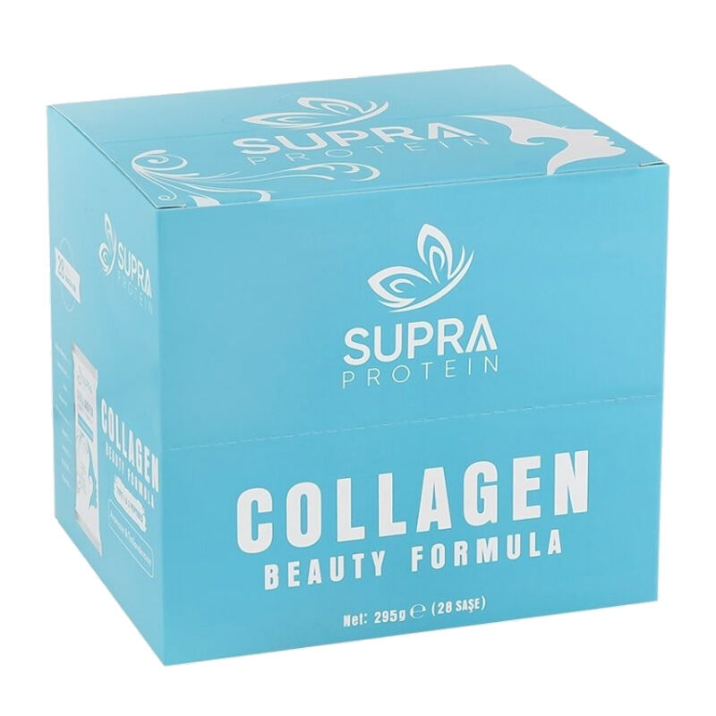 Supra Protein Collagen Beauty Formula Unflavored Supplementary Food 28 sachets