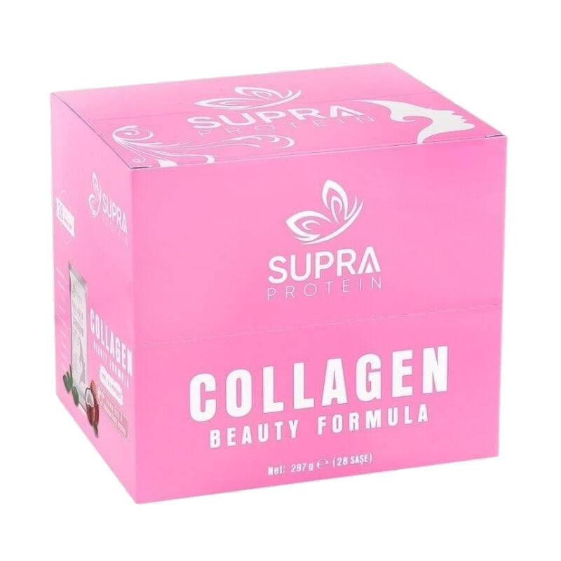 Supra Protein Collagen Beauty Formula Coconut Supplementary Food 28 sachets
